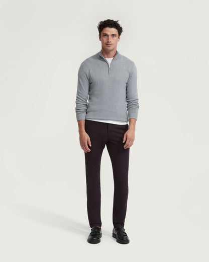 Robert Zip Neck Cotton Knit