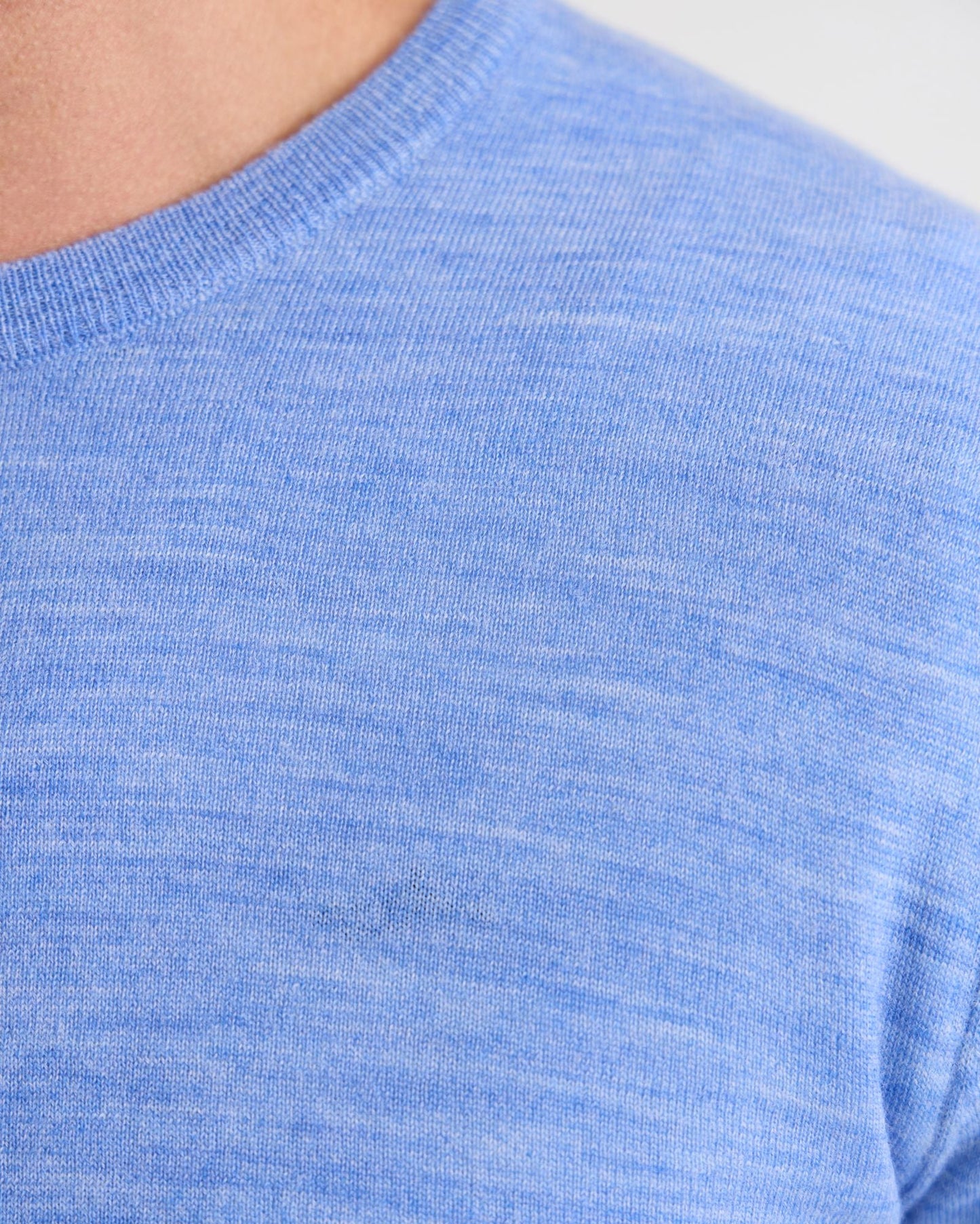 Crew Neck Pure Wool Pullover