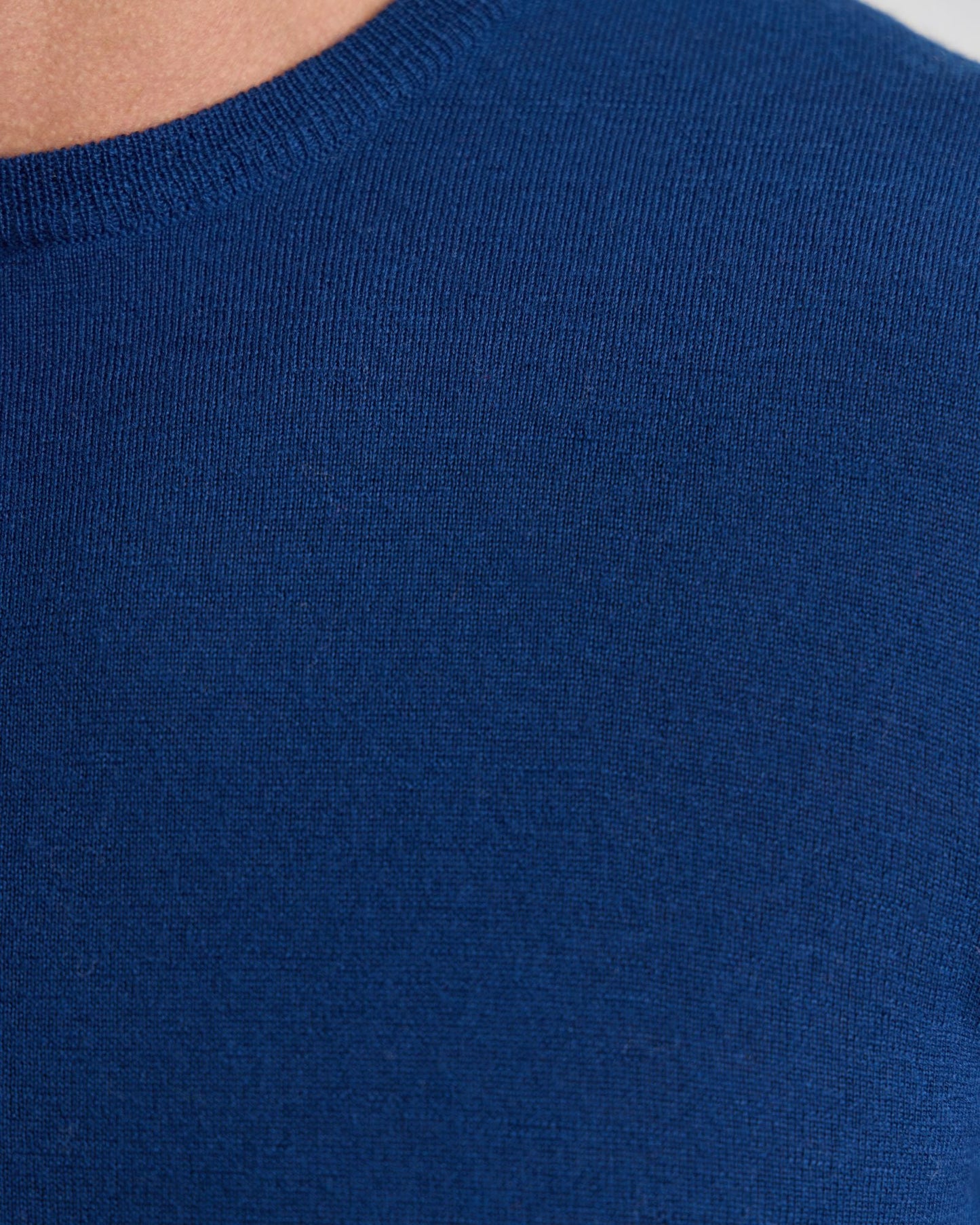 Crew Neck Pure Wool Pullover