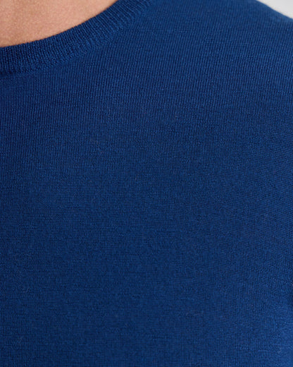 Crew Neck Pure Wool Pullover