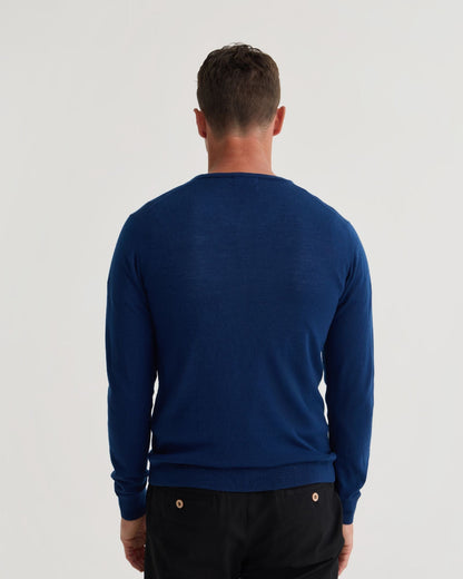 Basic V-Neck Pure Wool Pullover
