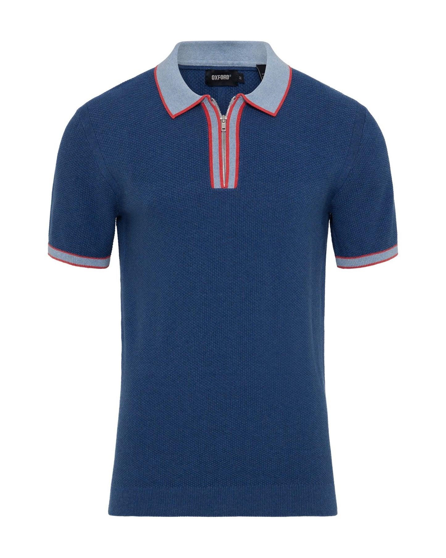 Holden Zip Neck Knitted Polo