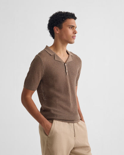 Lane Knitted Polo