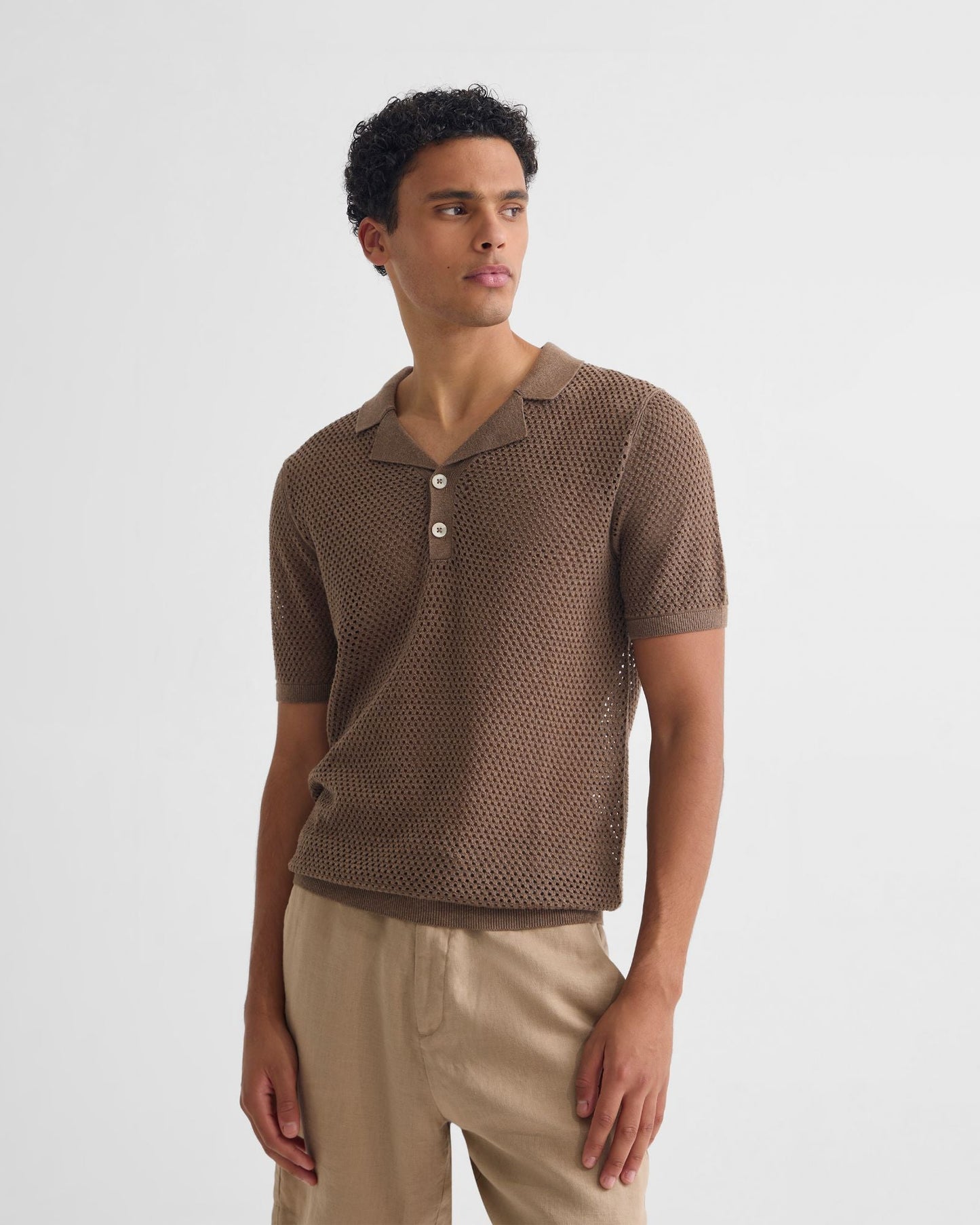 Lane Knitted Polo