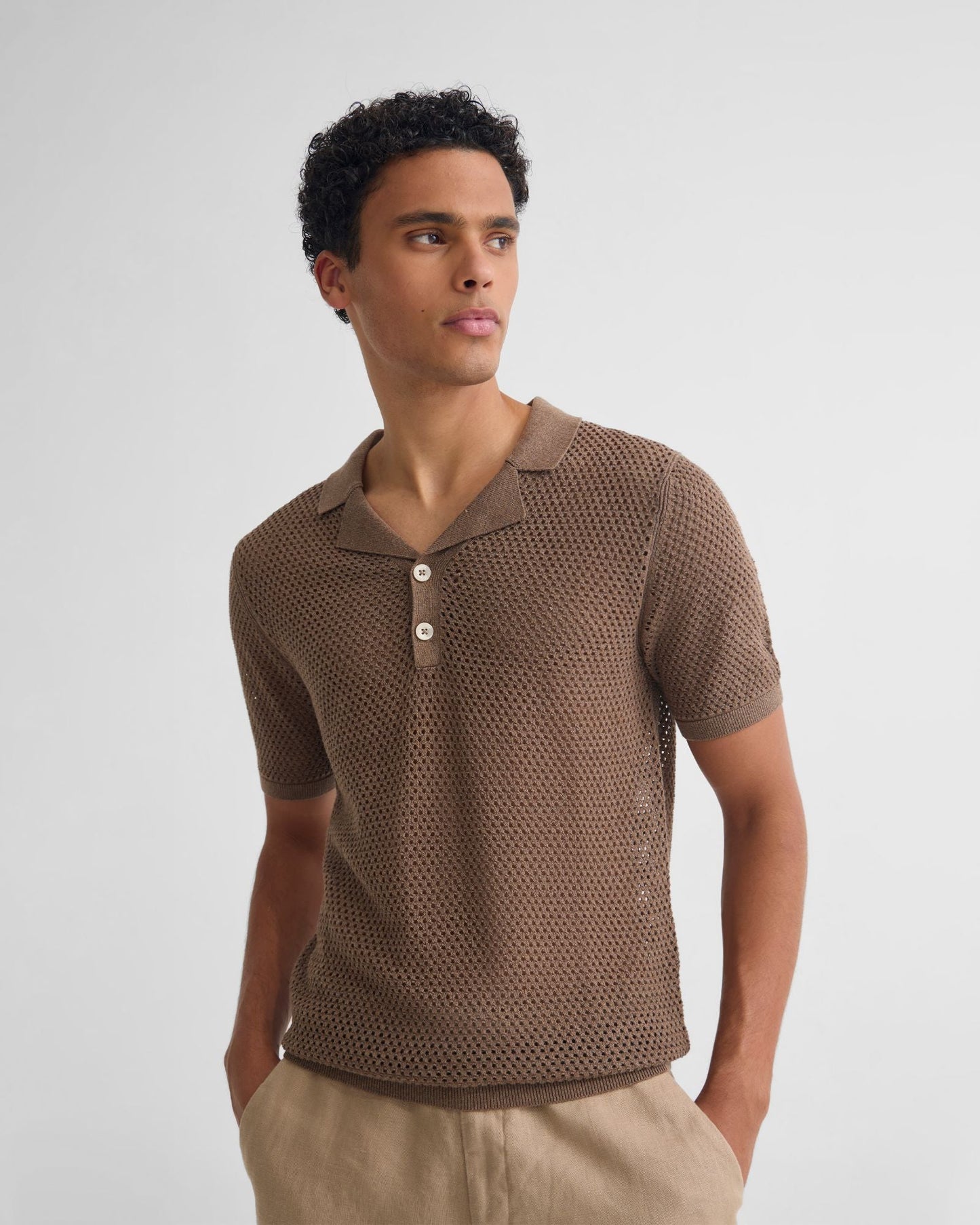 Lane Knitted Polo