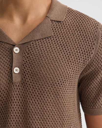 Lane Knitted Polo