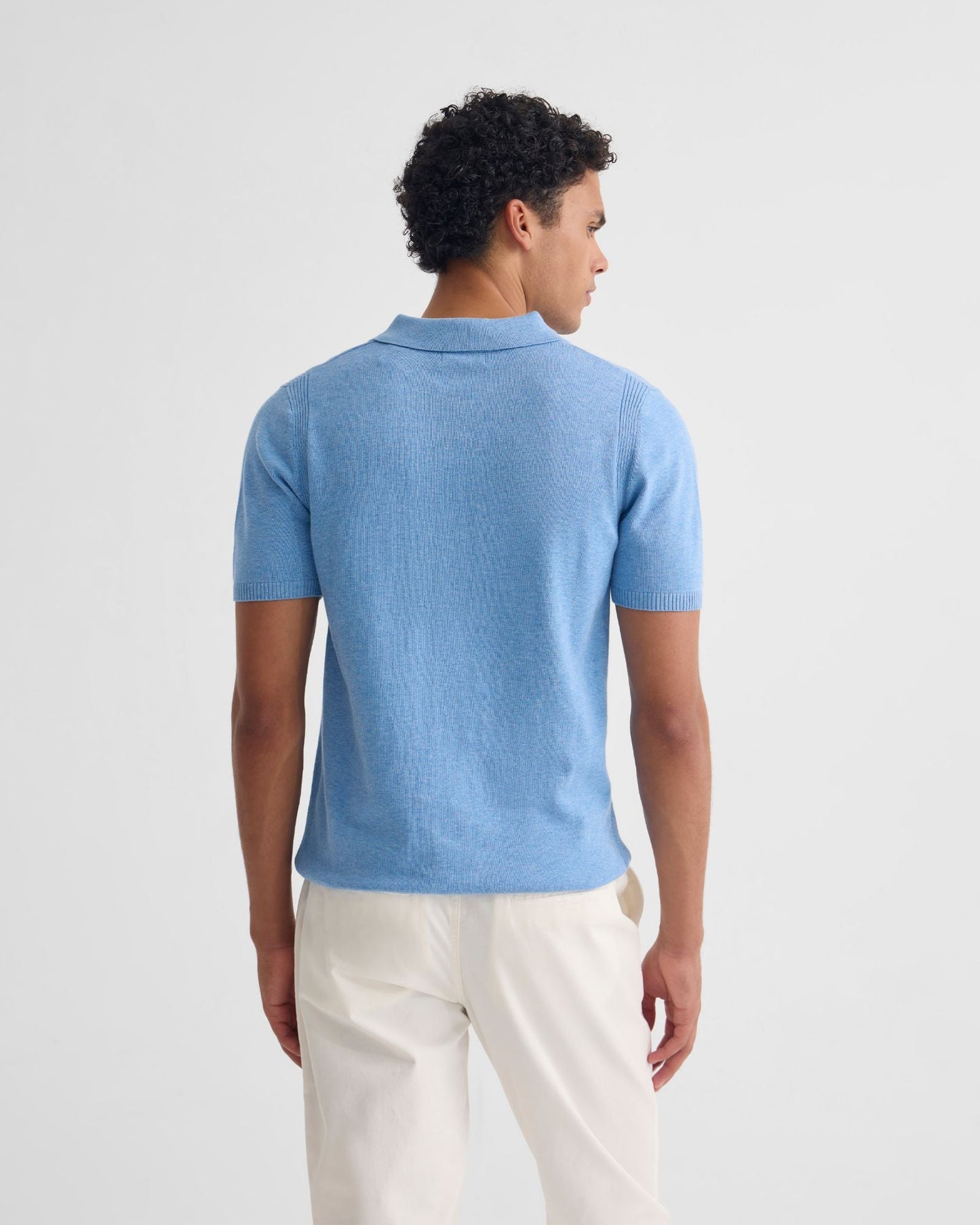 Otis Zip Neck Knitted Polo