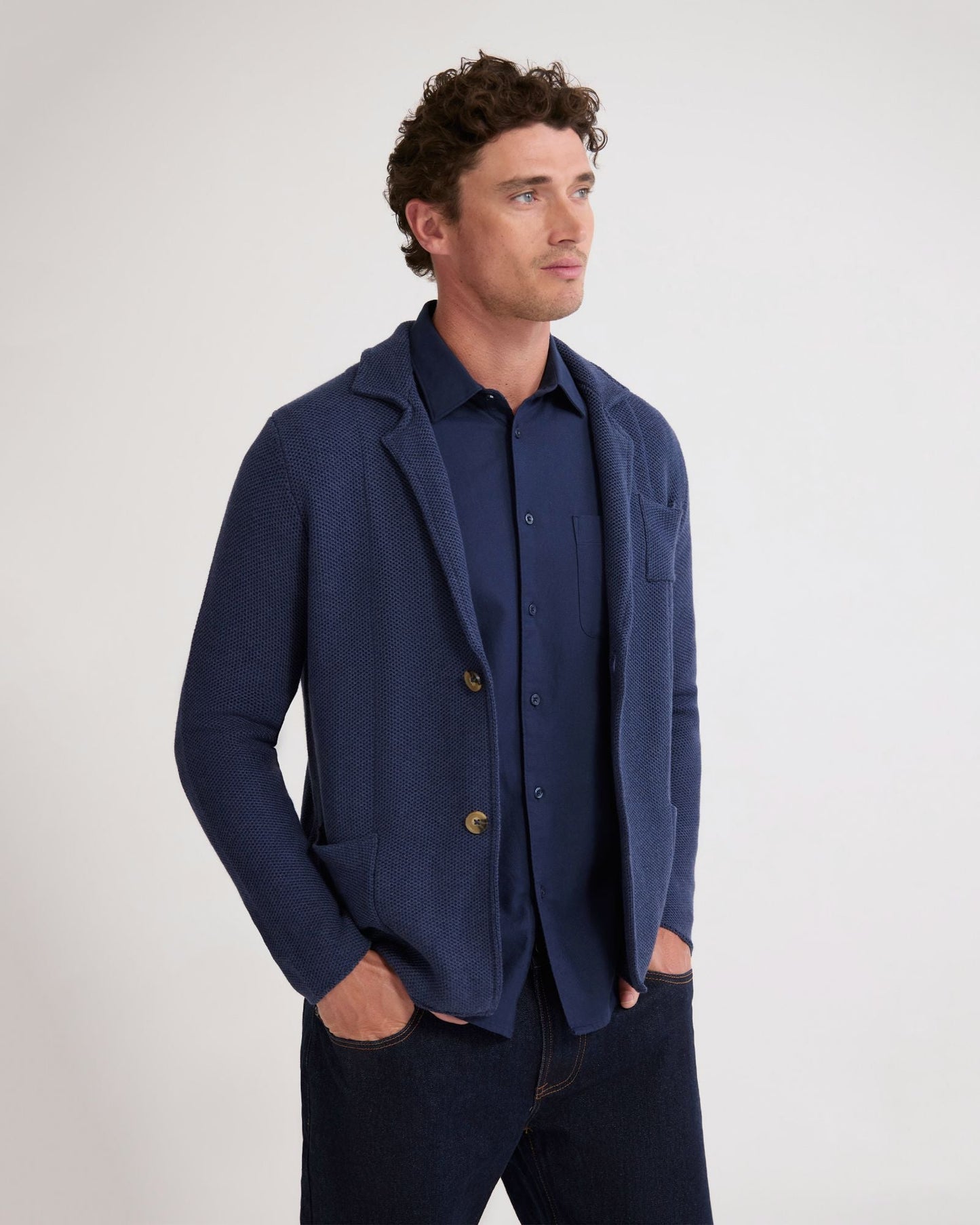 Fernando Cotton Boxy Cardigan