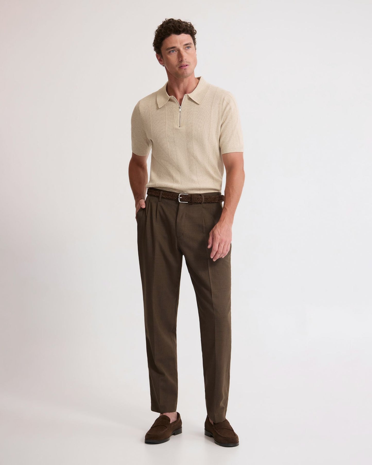Remy Zip Neck Polo