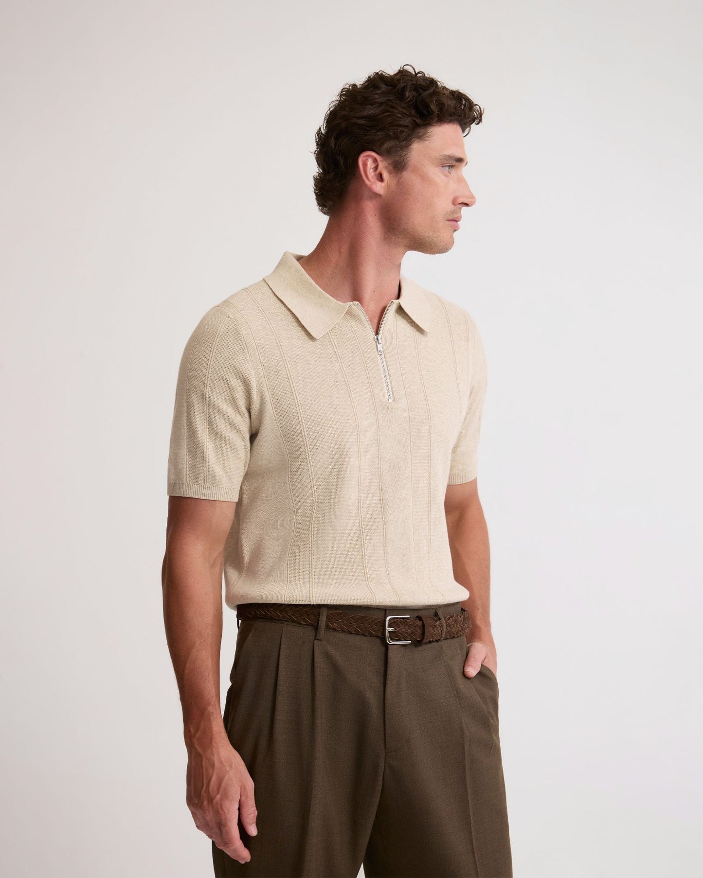 Remy Zip Neck Polo