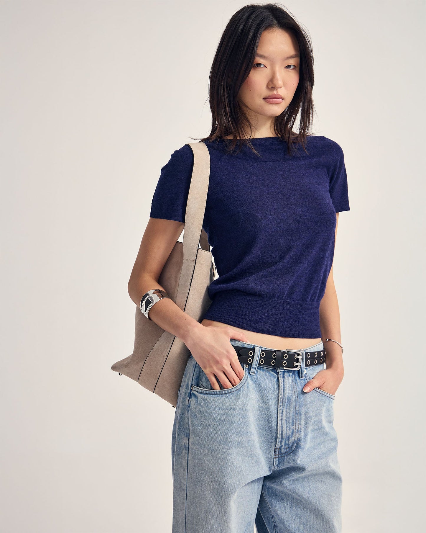 Grace Short Sleeve Merino Knit