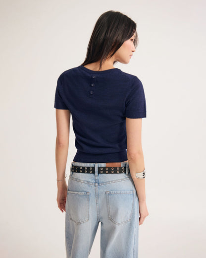 Grace Short Sleeve Merino Knit