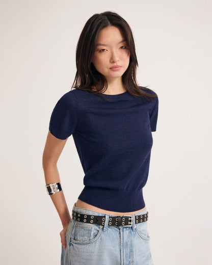Grace Short Sleeve Merino Knit