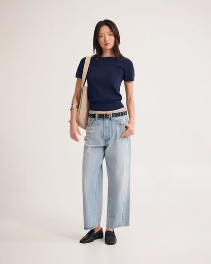 Grace Short Sleeve Merino Knit
