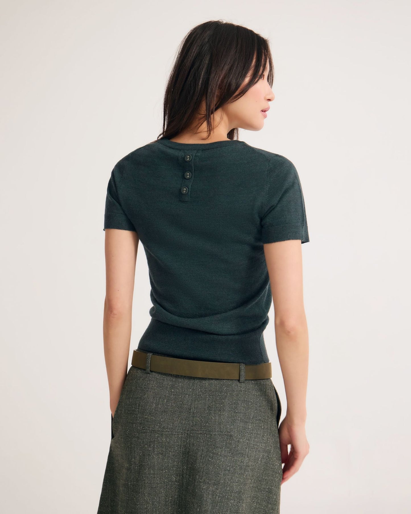 Grace Short Sleeve Merino Knit