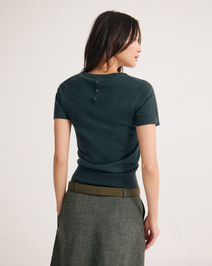 Grace Short Sleeve Merino Knit