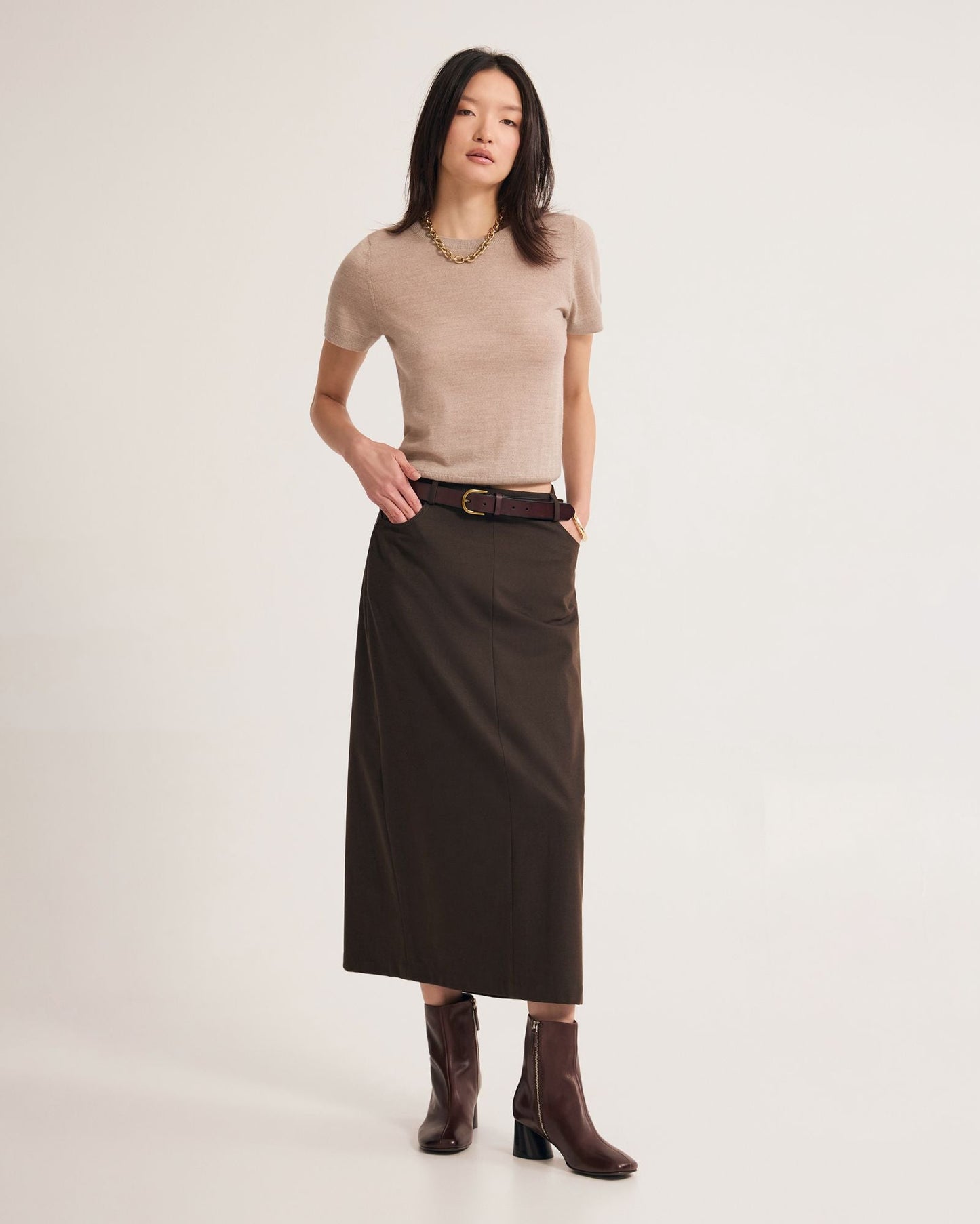 Grace Short Sleeve Merino Knit