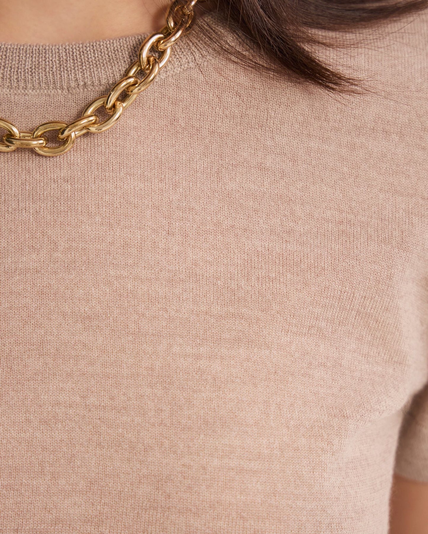 Grace Short Sleeve Merino Knit