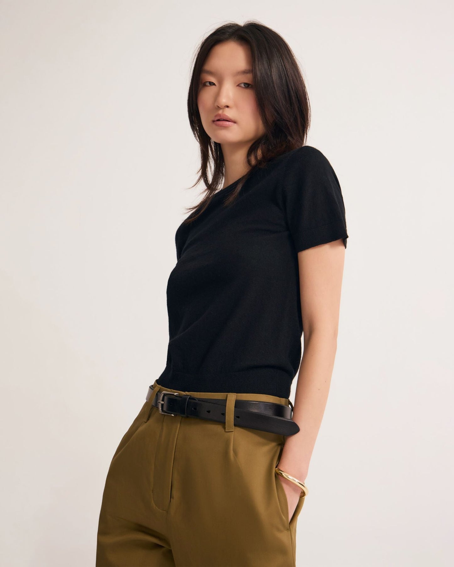 Grace Short Sleeve Merino Knit