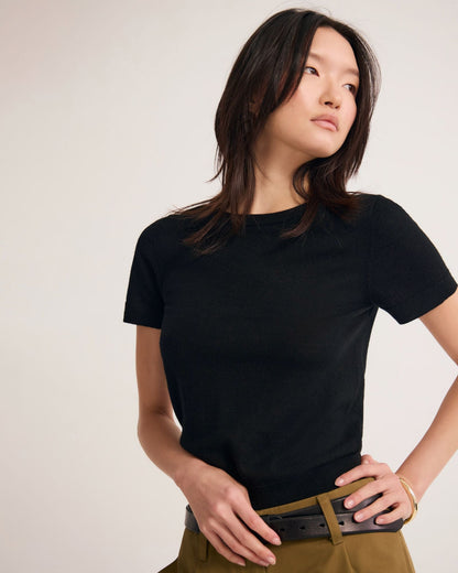 Grace Short Sleeve Merino Knit