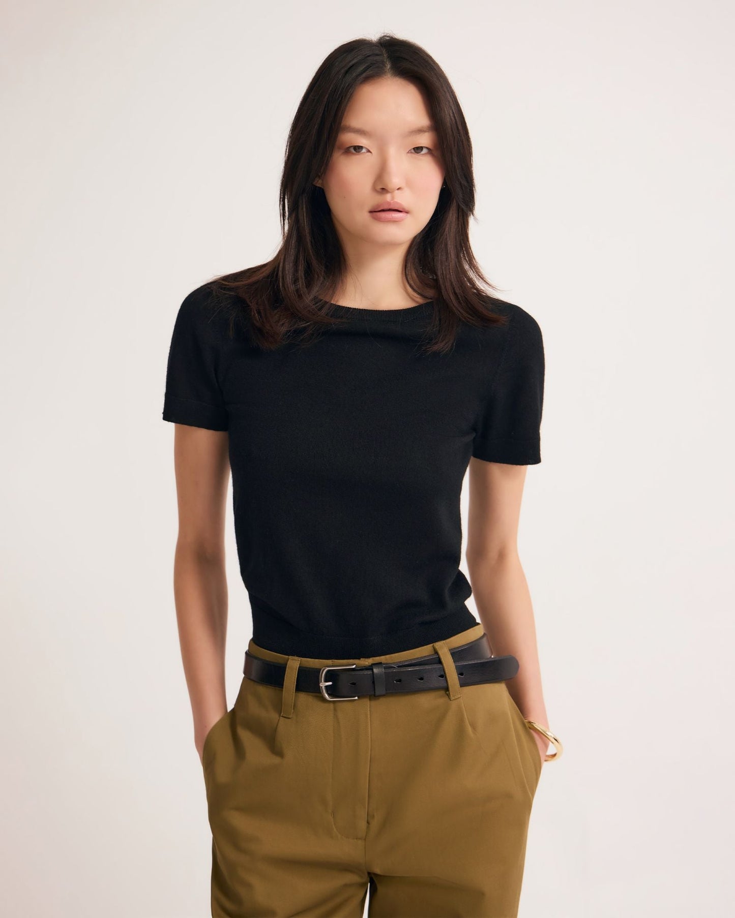 Grace Short Sleeve Merino Knit