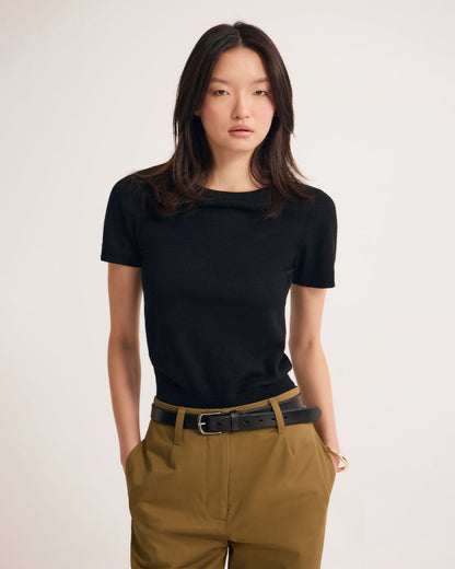 Grace Short Sleeve Merino Knit