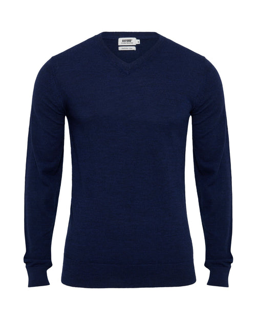 Basic V-Neck Pure Wool Pullover