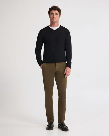 Basic V-Neck Pure Wool Pullover