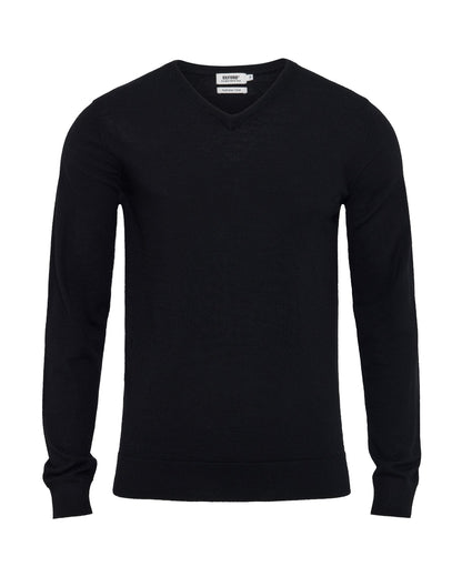 Basic V-Neck Pure Wool Pullover