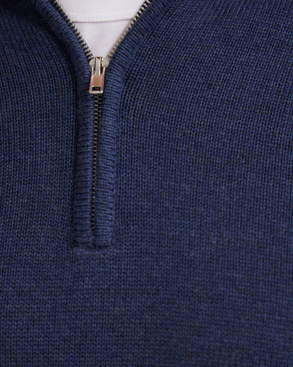 Robert Zip Neck Knit Pullover