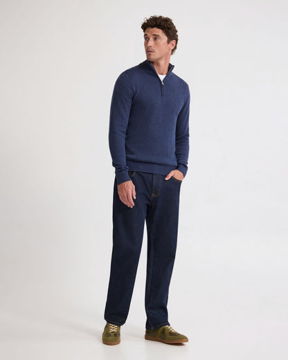 Robert Zip Neck Knit Pullover