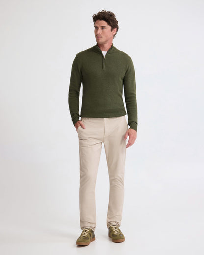 Robert Zip Neck Knit Pullover