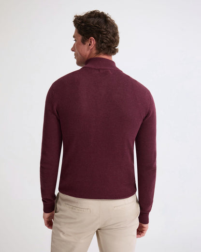 Robert Zip Neck Knit Pullover