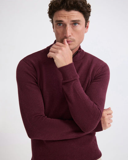 Robert Zip Neck Knit Pullover