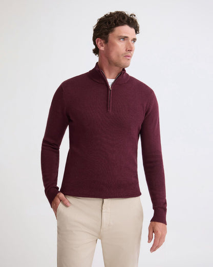 Robert Zip Neck Knit Pullover