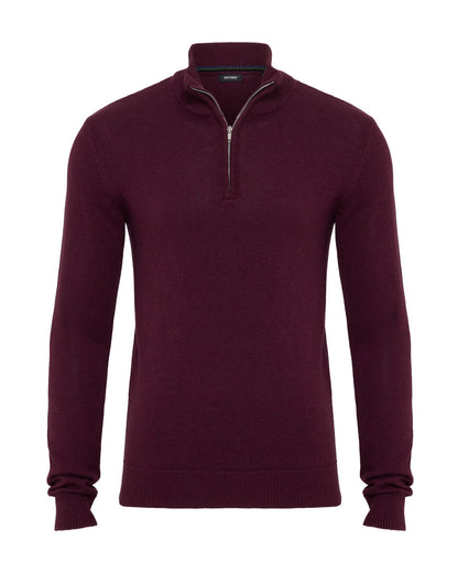 Robert Zip Neck Knit Pullover
