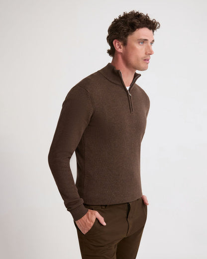 Robert Zip Neck Knit Pullover