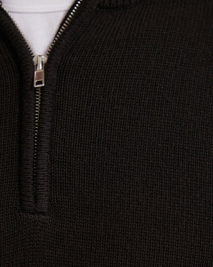 Robert Zip Neck Knit Pullover