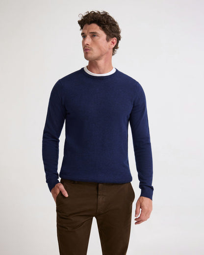 Crew Neck Pure Merino Wool Pullover