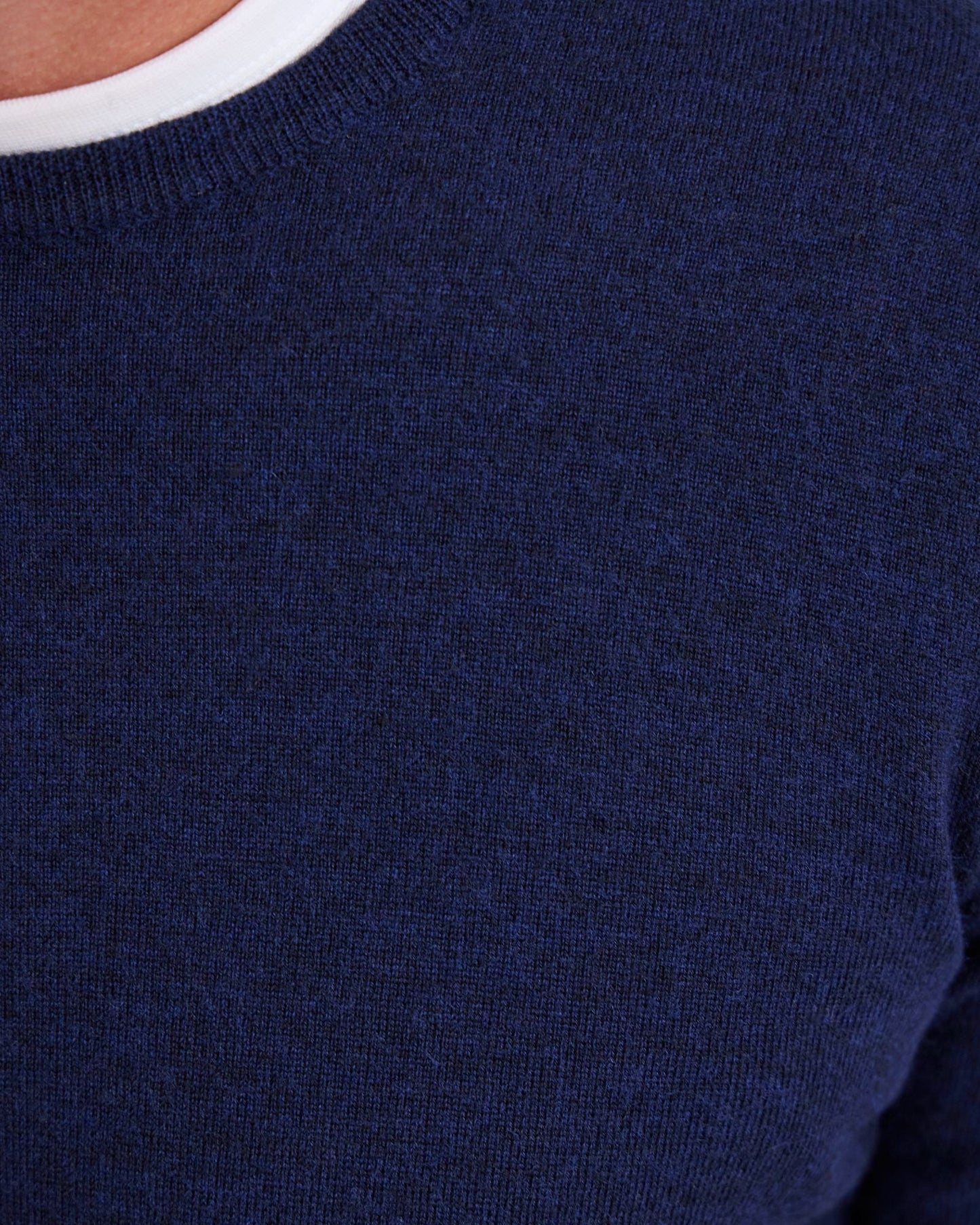Crew Neck Pure Merino Wool Pullover