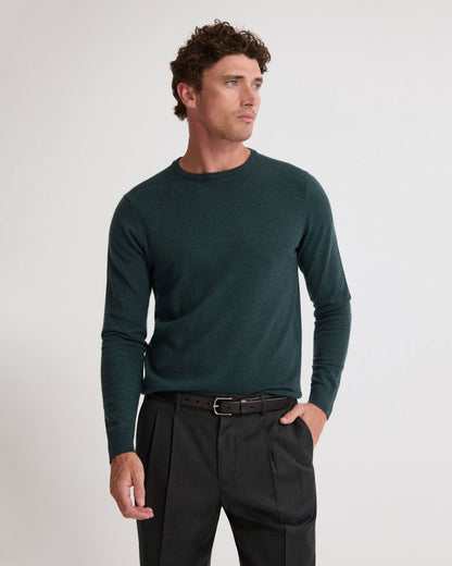 Crew Neck Pure Merino Wool Pullover