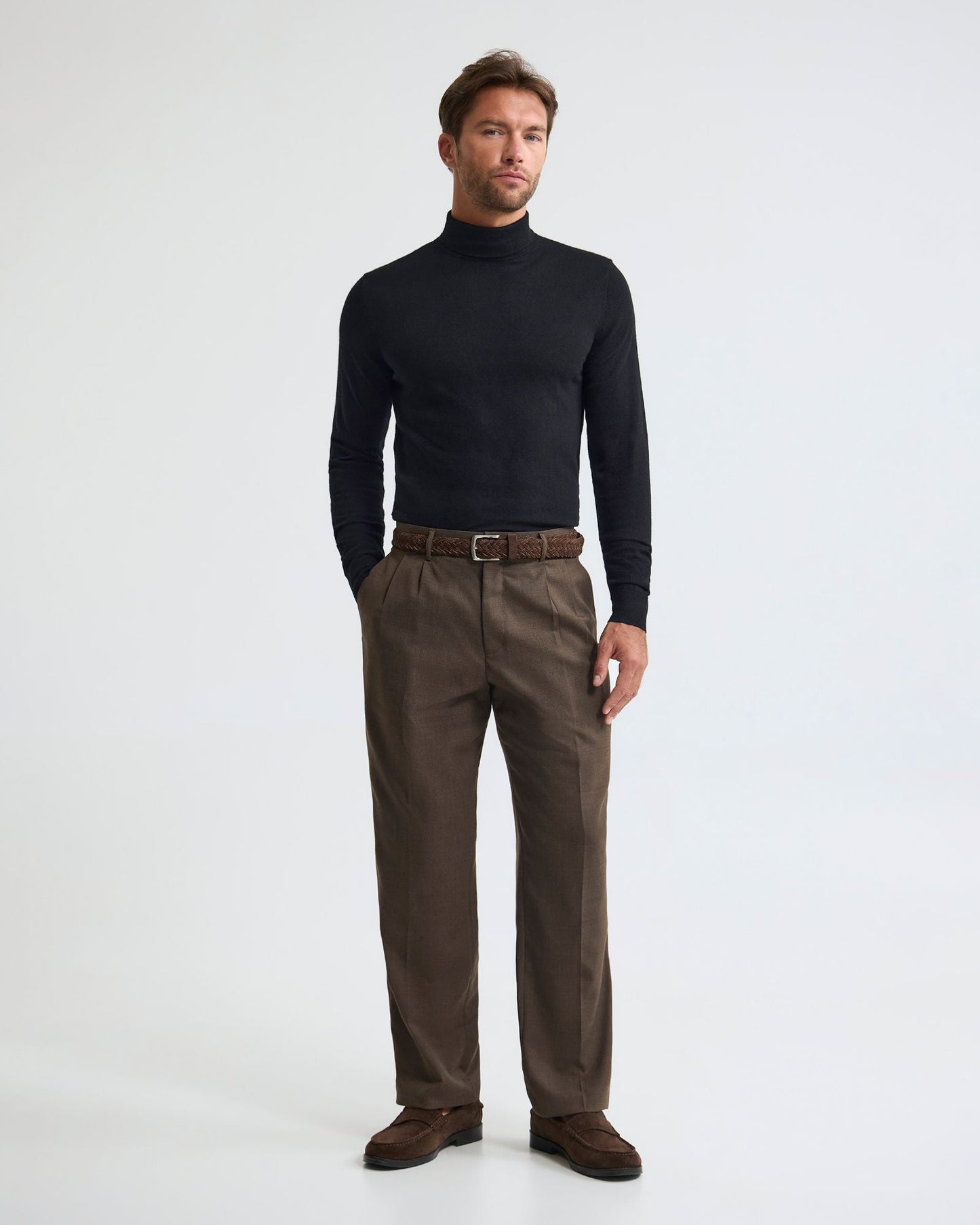 Aaron Turtle Neck Merino Pullover