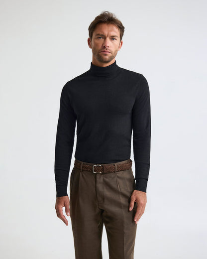 Aaron Turtle Neck Merino Pullover