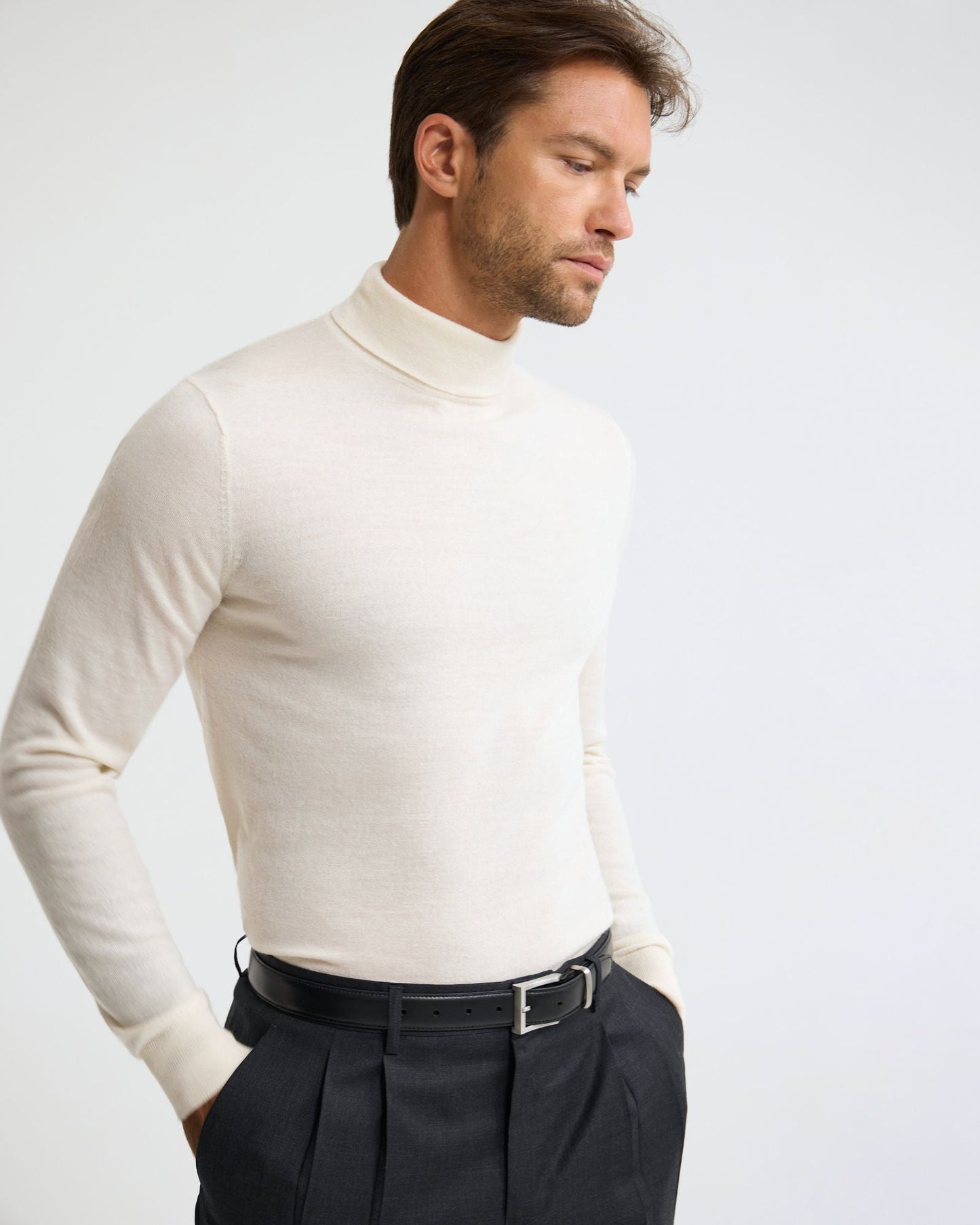 Aaron Turtle Neck Merino Pullover