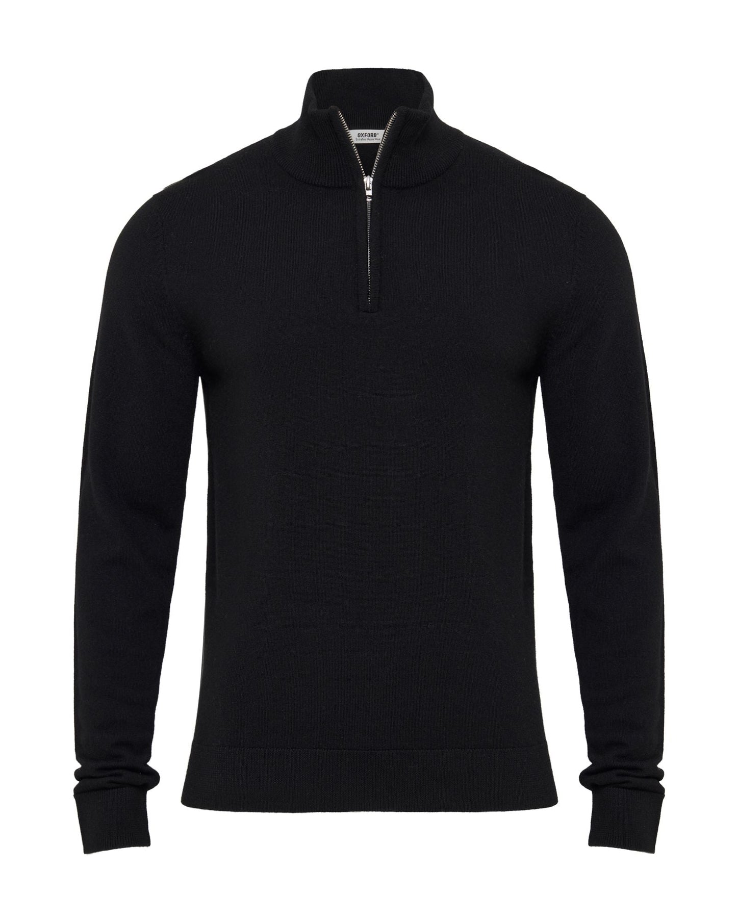 Merino Zip-Neck Wool Pullover