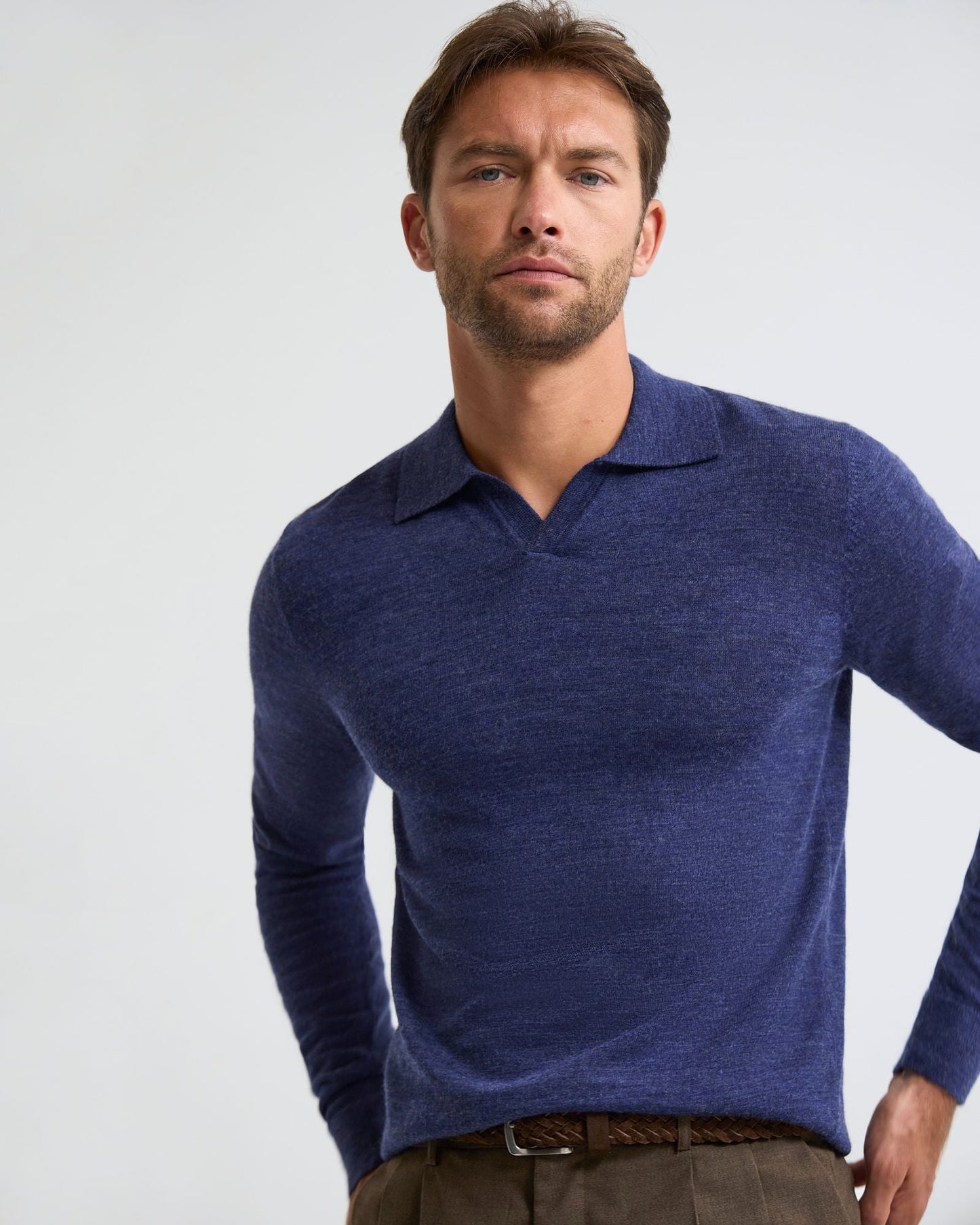 Blair Polo Collar Merino Knit