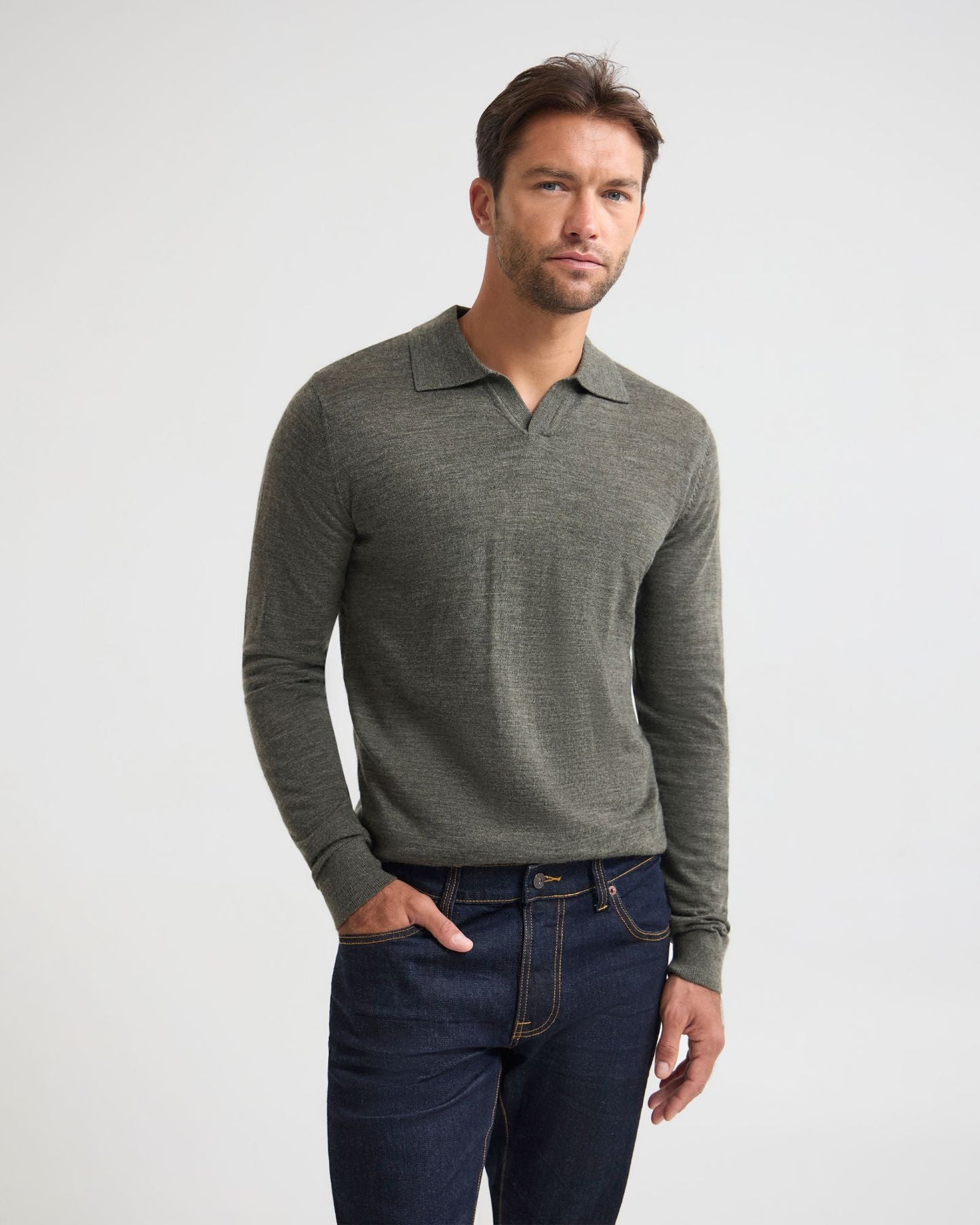 Blair Polo Collar Merino Knit