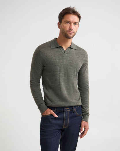 Blair Polo Collar Merino Knit