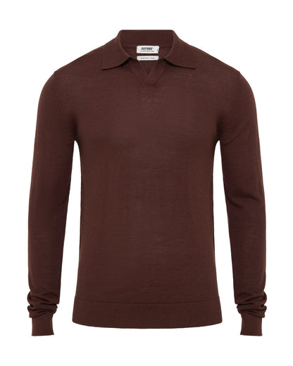 Blair Polo Collar Merino Knit