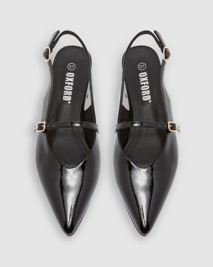 Tanya Patent Sling Back